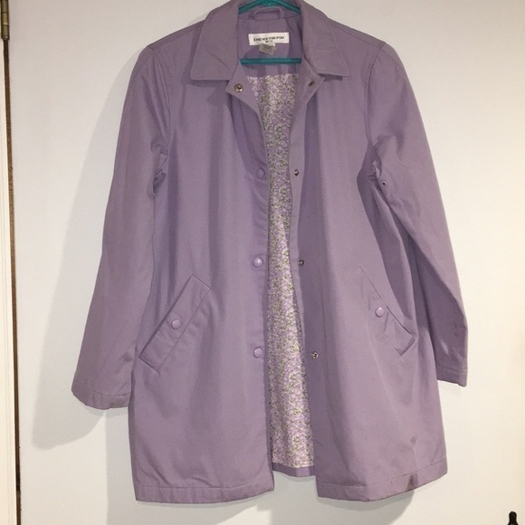 Jones New York Jackets & Blazers - Jones New York Petite Lilac Coat Small Petite